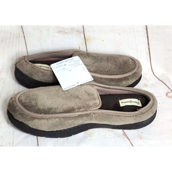 Dearfoam Memory Foam Slippers, Machine Washable, Medium US 9-10, Easy On/Off - Picture 4 of 16